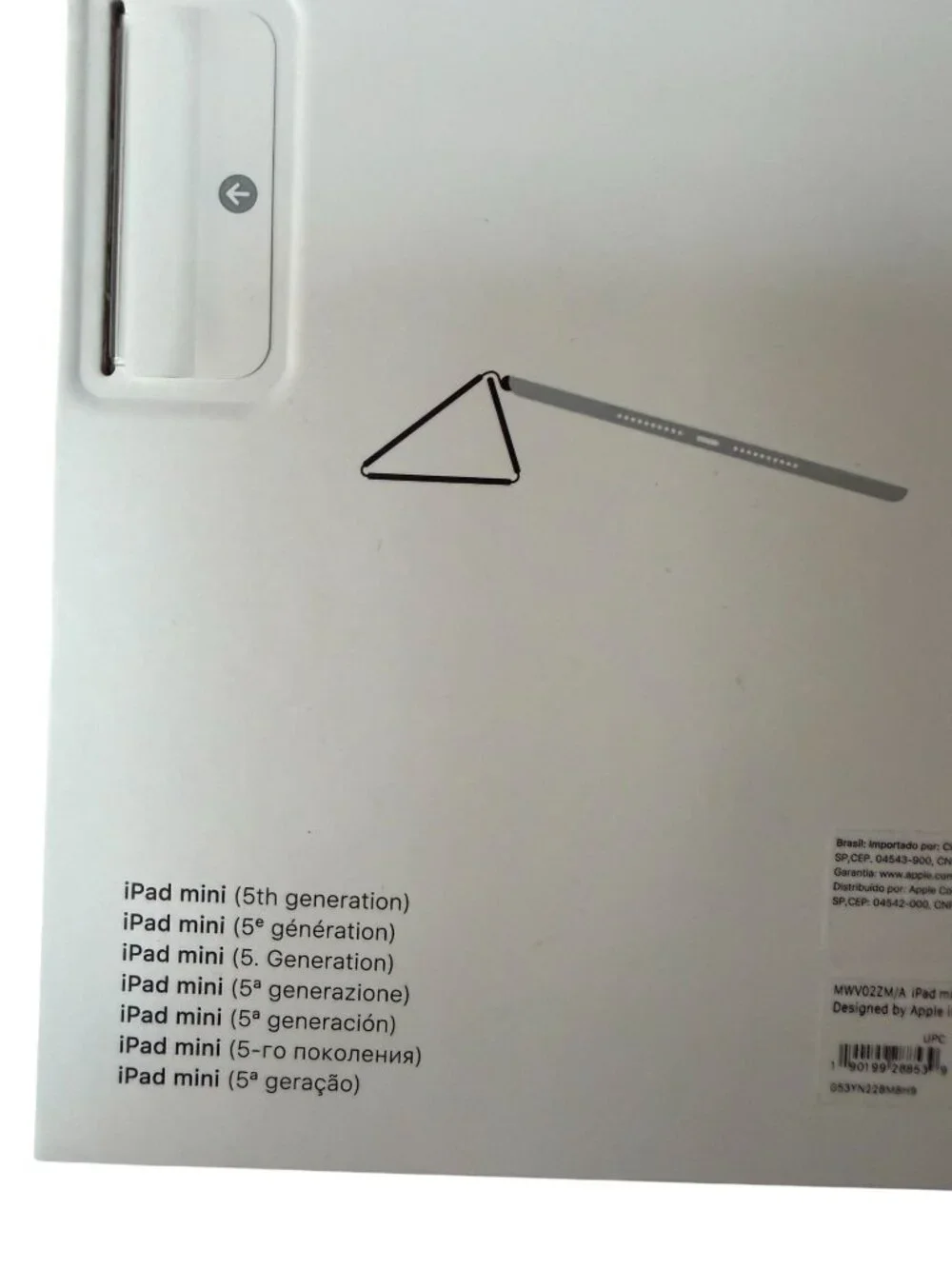 APPLE Mini Blue Smart Cover 5th Generation NEW NWT